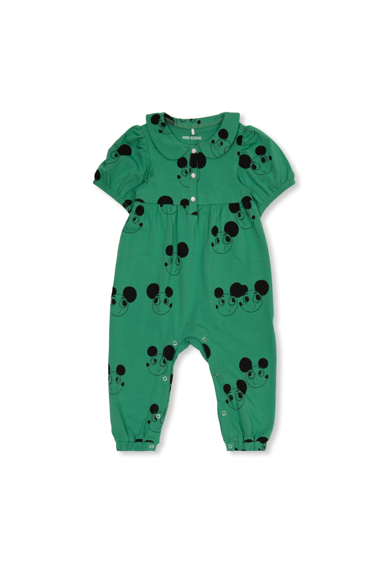 Green Jumpsuit with mouse motif Mini Rodini Vitkac GB